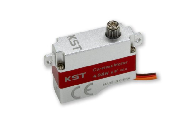 KST LV, A08H V6 mit Stahlgetriebe, 23.5x19x8mm HV, Mini Digital-Servo, F3K #1 #1