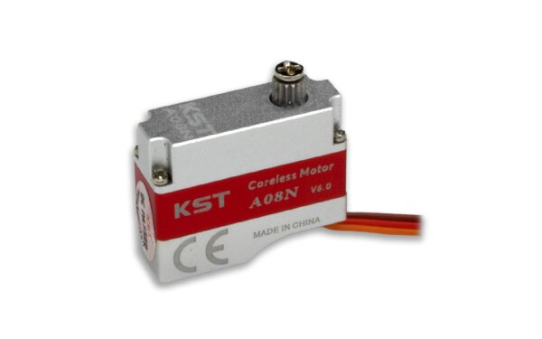 KST, A08N V6 mit Stahlgetriebe, 23.5x19x8mm HV, Mini Digital-Servo, F3K