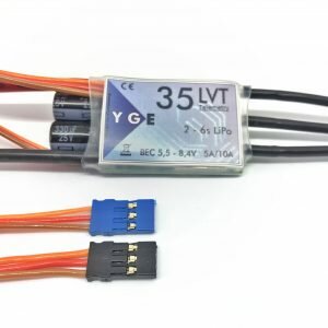 Brushless controller YGE 35 LVT with BEC (5,5-8,4V) and telemetry