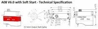 Servo KST, A08 V6 mit Stahlgetriebe, 23.5x19x8mm HV, Mini...