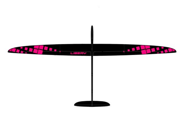 Liberty Medium, X-Tail Design #2 Neon Pink Design, IDS ChaServo HV85H & Motormount inclusive