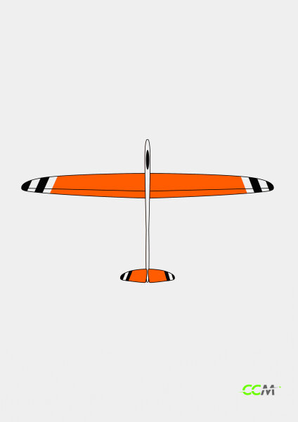 Design #4 Neon Orange/White/Black