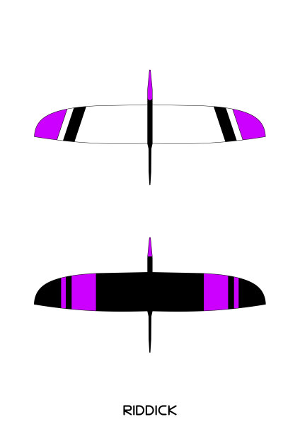 Design #1 Violett/Weiß