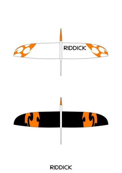 Design #3 NeonOrange/Weiß