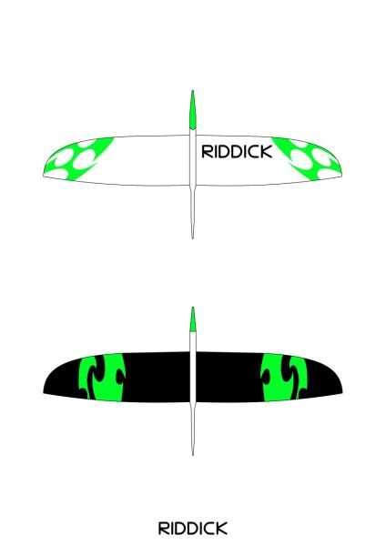 Design #3 Neongrün/Weiß
