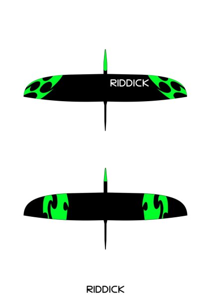 Design #4 Neongrün/Schwarz