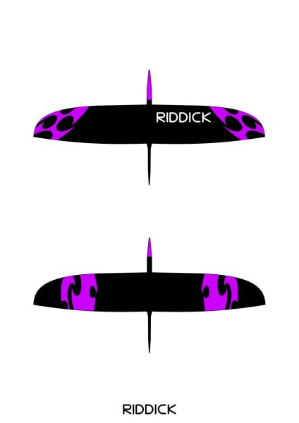 Design #4 Violett/Schwarz