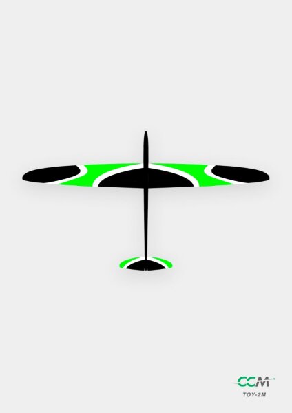 Design #2 Carbon/White/Neon Green