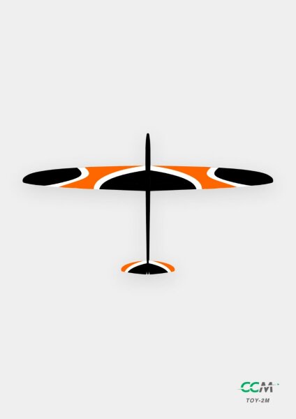 Design #2 Carbon/White/Neon Orange